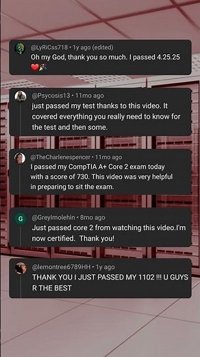 🎉 Real People, Real CompTIA Passes | 🎓 CompTIA A+ Core 2 Success Stories from Our Learning Community