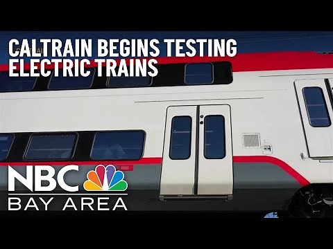 Watch: Caltrain Conducting Tests on New Electric Train Fleet