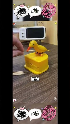 Keep Toothpicks Chic & Organized with Push-Type Bird Box!