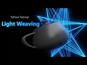 TyFlow Light Weaving Tutorial in 3Ds Max #FreePorjectFile