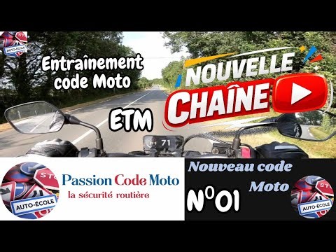 ETM N°01 Code moto 2026 nouvelle édition 40 questions
