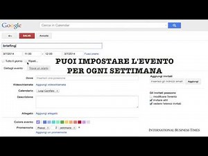 Google Calendar, come si usa [VIDEO TUTORIAL]