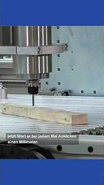Nullpunkt und Werkzeugwechsel Test EMS1630Pro-CNC