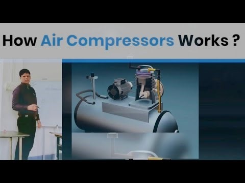 How air compressor work? #compressor #aircompressor #work #animation #3danimation #youtubevideo