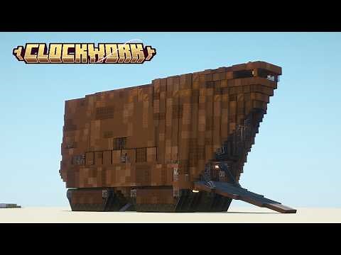 Working Star Wars Jawa Sandcrawler in Minecraft Clockwork!