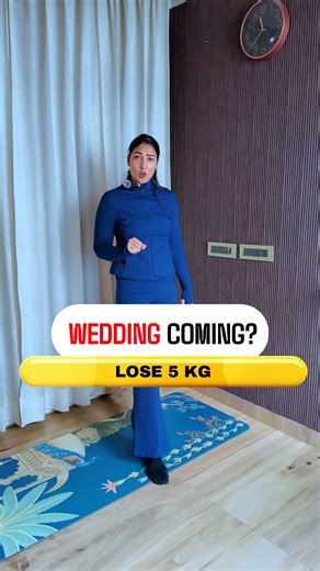 Nehafun&fitness🤸‍♂️🧘‍♀️ on Instagram: "Wedding functions are around the corner 💍 Want 4–5 kg weight loss or full body toning before your big day? This one workout, if done daily, can bring visible change 💪 ✔ High or low impact (your choice) ✔ Beginner friendly ✔ Full body fat loss ✔ Body toning 👉 SAVE this reel ❤️ Follow daily for results 💬 Want faster results? Inbox “HI” #WeddingWeightLoss #WeightLossBeforeWedding #BridalFitness #HomeWorkout #FullBodyFatLoss #WomenFitness #FitnessReels #B
