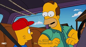 When a yellow subtitle meets a character from The Simpsons - Reading Sounds