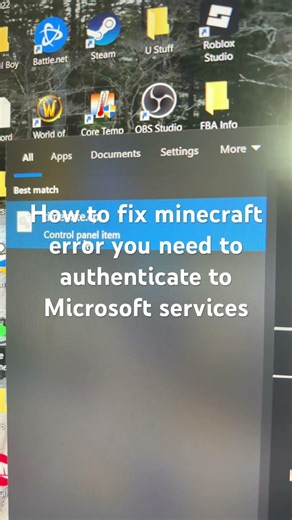 How to fix minecraft error you need to authenticate to Microsoft services