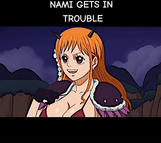 NAMI GETS IN TROUBLE #viral #trending #fyp #fypシ #anime #nami #wano
