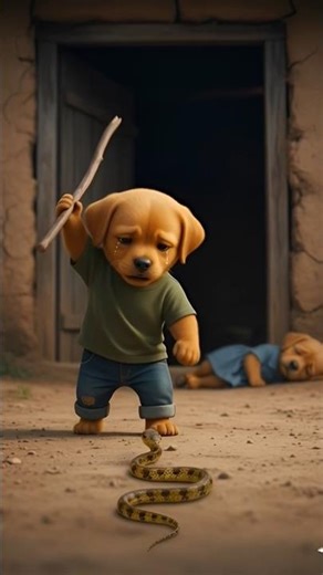 Poor Puppy’s Sister Is Bitten by a Poisonous Snake 🐍💔 | Nobody Helps Him… Until Hope Arrives