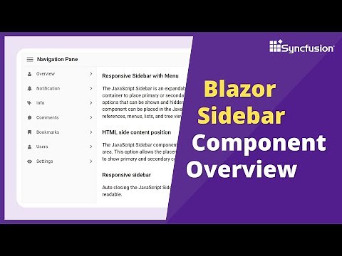 A Closer Look at Top Features of Blazor Sidebar