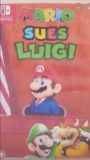 Mario sues luigi