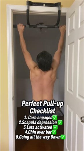 Perfect Pull-Up Form Breakdown #calisthenics #pullups #strength