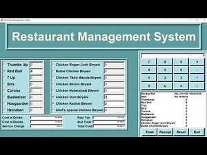 Restaurant Billing System in Python with source code | Source Code & Projects