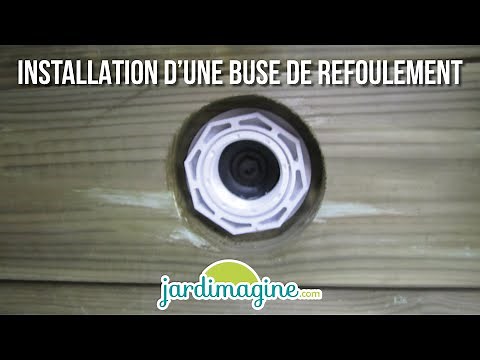 Installation d'une buse de refoulement