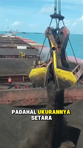 Bagaimana Kapal Raksasa Diisi Batu Bara? Inilah Monster Pemuat di Pelabuhan!