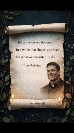 Tony Robbins on How Daily Actions Define Your Life | TheDailyScroll