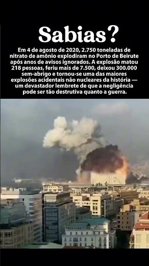 A Negligência Transformou o Porto de Beirute Num Campo de Devastação
