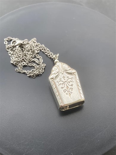 Knife Bell Pendant Necklace Vintage Silver Plated - Etsy