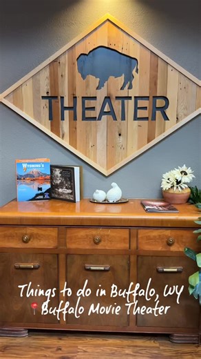 Located in the heart of Buffalo, Wyoming, the newly renovated Buffalo Theater is so much more than just a movie theater, it's a community hub for entertainment and family fun! From classic film nights to casino nights and special events, there’s always something happening on Main Street. Come experience the charm, history, and fun that make the Buffalo Theater a true local gem! @buffalotheater 📍 25 S. Main Street Buffalo WY 82834 #visitbuffalowy #wyoming #visitwyoming #explorewyoming #buffalowy