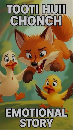 Broken Beak | Heart Touching Duck & Fox Story | #shorts #viral