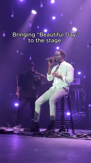 “Beautiful Day” giving Wil the chance to put down the viola and pick up the mic. 🎤 | Black Violin