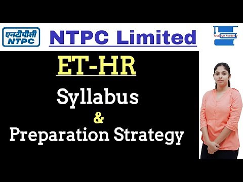 NTPC ET HR Exam Syllabus & Preparation Strategy||By Sangeeta Ma'am Tutelage Academy||NTPC Limited||