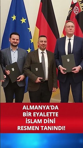 Islam Officially Recognized in a State in Germany!