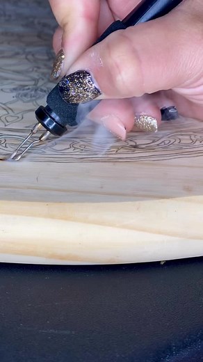 This took forever to make but the results are worth it! #pyrography #art #fyp #fy #viral