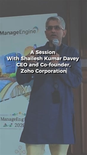 BERNAMA TV on Instagram: "CEO and Co-founder, Zoho Corporation Shailesh Kumar said Zoho’s goal is to provide software that makes data mining easier for customers and for Zoho itself. 📹 Hilllman Jamil #digitalbernamatv #zohocorporation #chennai #india"