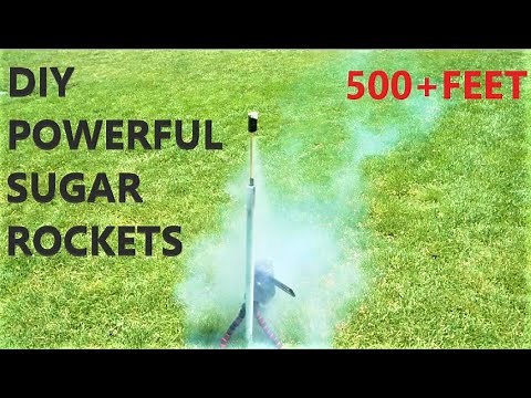 how to make powerful firework rockets 500+ feet tkor method