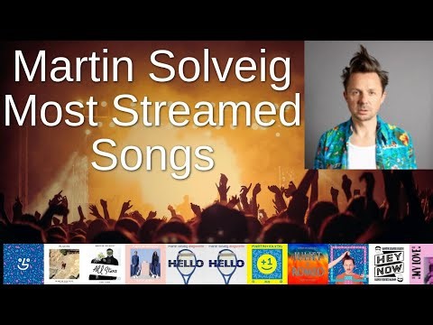 Most Streamed Martin Solveig Songs on Spotify