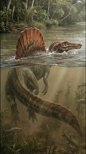 Bigger Than T-Rex?! 😱💧 | SPINOZAURUS 🦖 The Spinosaurus wasn’t just a land predator—it was a river monster. With a sail on its back and a snout like a croc, it ruled the prehistoric waterways. 🌊🦖 #Spinosaurus #DinoFacts #JurassicPark #Paleontology #RiverMonster | WildLens Chronicles