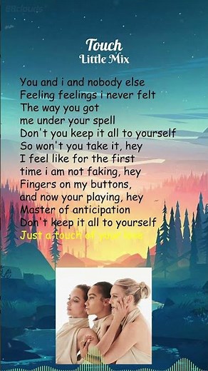 Little Mix - Touch (Lyrics) #shorts