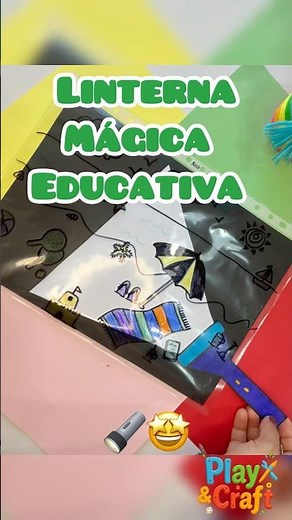 Linterna mágica 🔦✨ | Manualidad educativa fácil para niños