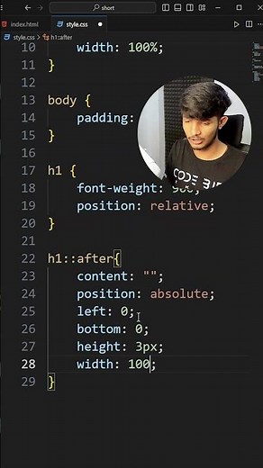 18/100 Tricks: Underline Animation in CSS | HTML CSS JS Animation and Effects #css #webdevelopment
