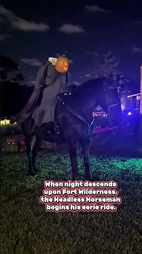 The Legend of Sleepy Hollow lives on this Halloween through the Headless Horseman at Disney’s Fort