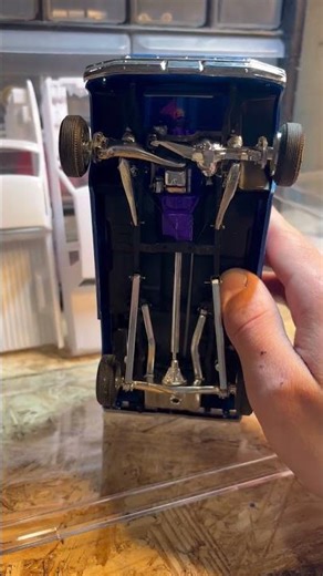 First time doing patterns and true twin traction beams on Lowrider model car hopper