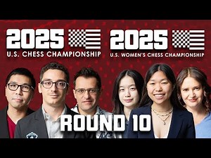 2025 U.S. Chess Championships: Round 10 | Fabiano Caruana vs. Abhimanyu Mishra