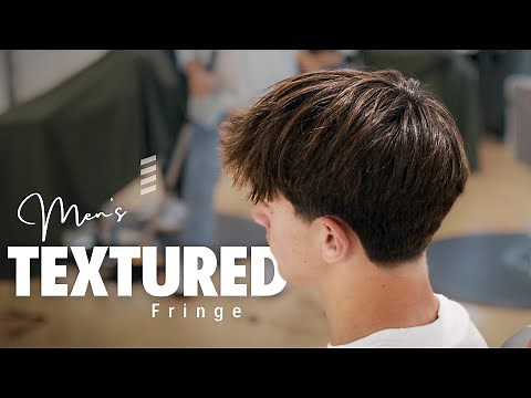Fluffy LONG Textured Fringe Taper Fade - TUTORIAL