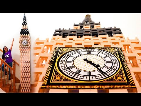 Big Ben in DOMINOES! *insane replica*