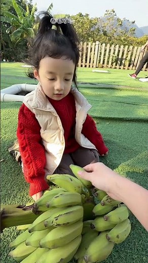 Coco picked up a green banana #adorably #enrichment