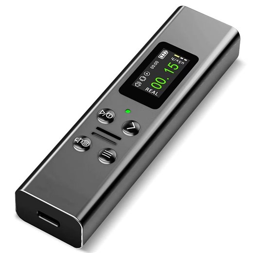 [$31.72] Nuclear Radiation Detector Geiger Counter Nuclear Contamination Seafood Tester Marble Personal Dosimeter(Silver)