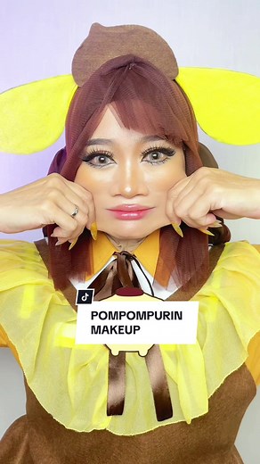 POMPOMPURIN Makeup - Cosplay Pompompurin Sanrio Characters