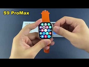 S9 Pro Max Smart Watch: 45MM HD Screen, Bluetooth Call, Wireless Charging, for Apple Watch Series 8