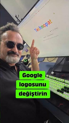 Change the Google logo to whatever you want! Replace the boring logo with your own Doodle