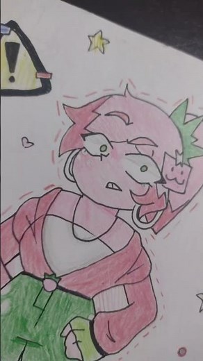 Desenhando a Margo!♡🍓 #draw #drawing #cute