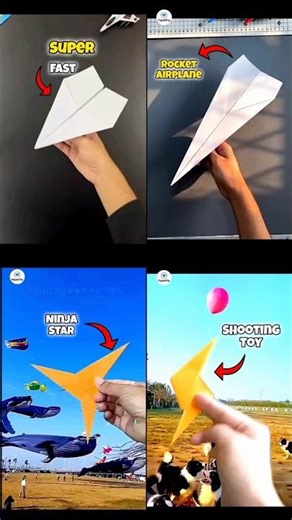 4 Amazing Paper Crafts You MUST Try! 😱✂️ #shortsfeed #shorts #trending