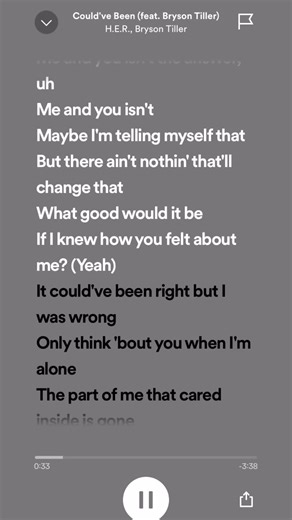 Could've Been - Bryson Tiller Lyrics