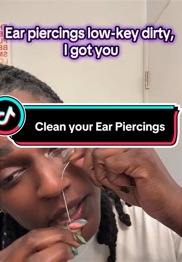 Clean Your Ear Piercings Effectively